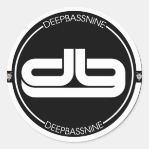 DEEPBASSNiNE-Logo-Aufkleber Runder Aufkleber