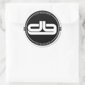 DEEPBASSNiNE-Logo-Aufkleber Runder Aufkleber (Tasche)