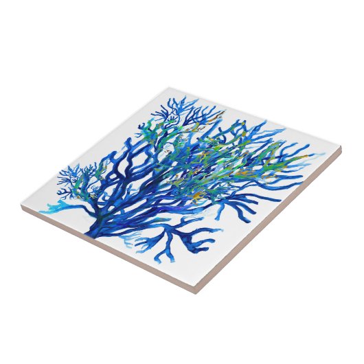 DeepBlue Koralle Fliese (Seite)