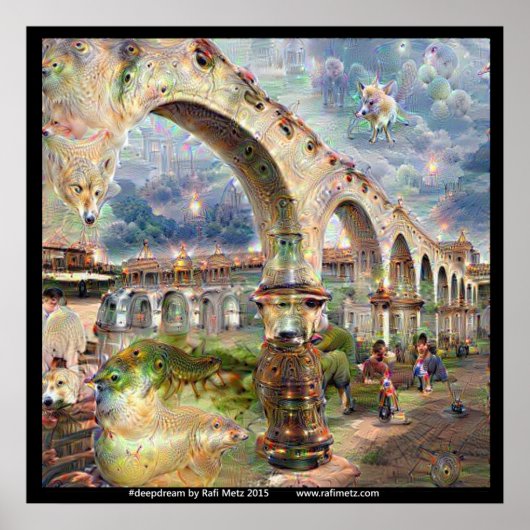 Deepdream Mission Arcade Fantasy Poster (Vorne)