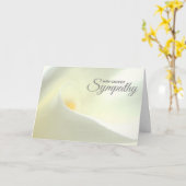 Deepest Beileid Condolence Card Karte (Gelbe Blume)