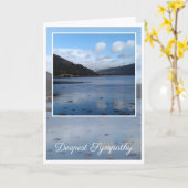 Deepest Beileid, Inveraray, Schottland Karte (Gelbe Blume)