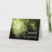 "Deepest Beileid" Karte (Vorderseite)