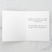 Deepest Beileid White Orchids Card Karte (Innenseite)