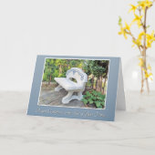 Deepest Condolences on the Loss of Your Father Karte (Gelbe Blume)