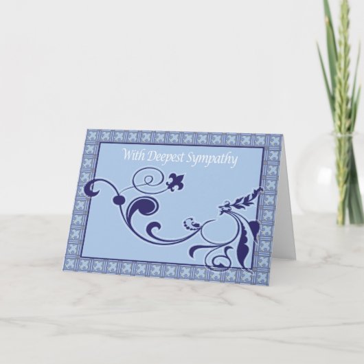 Deepest Sympathy Card Karte (Vorderseite)