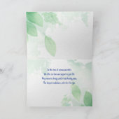 Deepest Sympathy Loss Bluebird Karte (Innenseite)