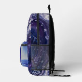 DeepPurpleCosmicMarble Bedruckter Rucksack (Rechts)