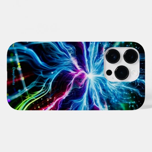 DeepRoots - eine digitale Welt im Cyberspace Case-Mate iPhone Hülle (Rückseite (Horizontal))