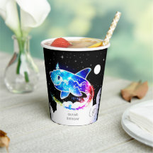 Deepsea Magical Simple Shark Birthday