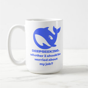DEEPSEEK Anpassbarer, Personalisiert bearbeitbarer Kaffeetasse