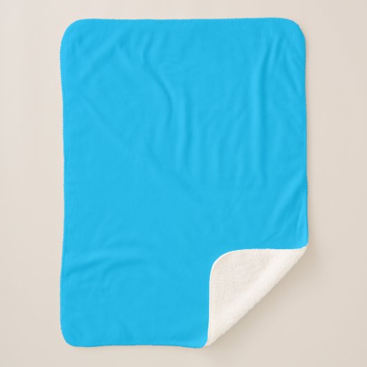 DeepSkyBlue Sherpadecke (Vorderseite)