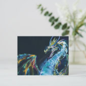 Deepwater Dragon Postkarte (Stehend Vorderseite)