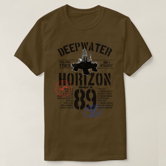 Deepwater Horizon T-Shirt (Design vorne)