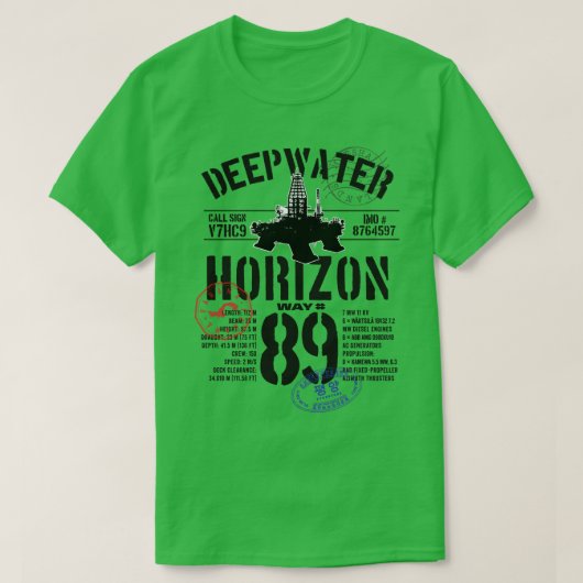 Deepwater Horizon T-Shirt (Design vorne)