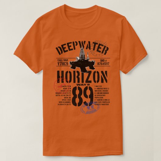 Deepwater Horizon T-Shirt (Design vorne)