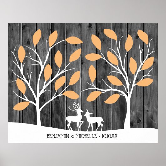 Deer - 25 Signature Guest Book Alternative Poster (Vorne)