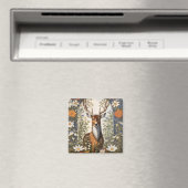 Deer Amid Daisy Blume Magnet (In Situ (Geschirrspüler))