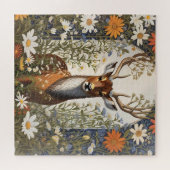 Deer Amid Daisy Blume Puzzle (Horizontal)
