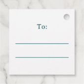 Deer and Christmas trees to from gift labels (Rückseite)