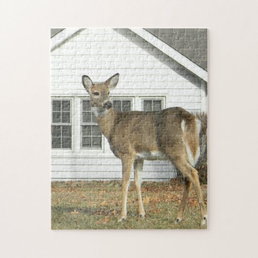 Deer and Cottage - Puzzle (Vertikal)