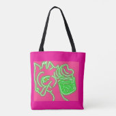 Deer and Its Magic Pearl Pouch Tasche (Rückseite)