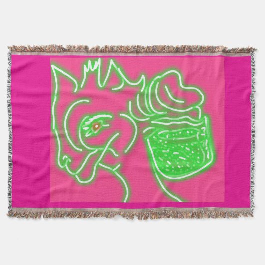 Deer and Its Pearl Magic Pouch Decke (Vorderseite)