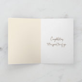 Deer Antler Autumn Bouquet Karte (Innenseite)