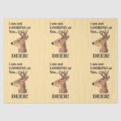 Deer Antler Funny Seidenpapier (Vorderseite)