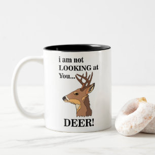 Deer Antler Funny Zweifarbige Tasse