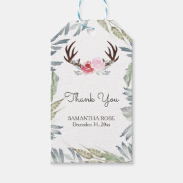 DEER ANTLER Gevor Tag Geschenkanhänger