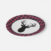 Deer Antler Wilderness Mountain Pappteller (Schrägansicht)