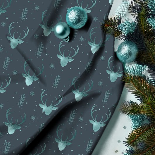 Deer Antlers Arrows Christmas Pattern V2 Tl ID861 Stoff