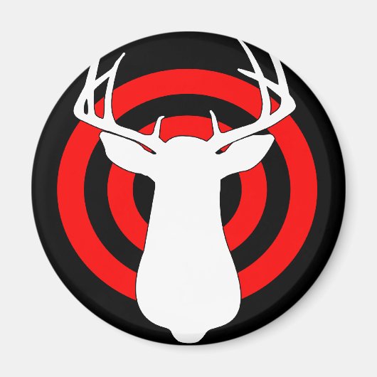 Deer Antlers Bullseye Magnet (Vorne)