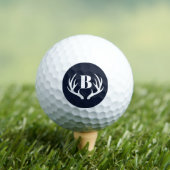 Deer Antlers Golf Balls Golfball (Insitu T-Shirt)