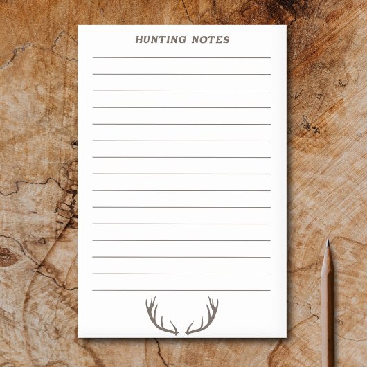 Deer Antlers Post-it Klebezettel