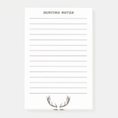 Deer Antlers Post-it Klebezettel (Vorderseite)
