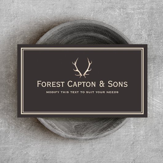 Deer Antlers Visitenkarte