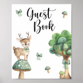 Deer Baby Shower - Gästebuch (Vorne)