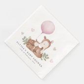 Deer Baby Shower Napkins Serviette (Ecke)