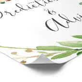 Deer Baby Shower Vorhersagen und Ratschläge Unters Poster (Ecke)