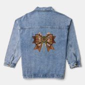 deer bow coquette style jeansjacke (Rückseite)