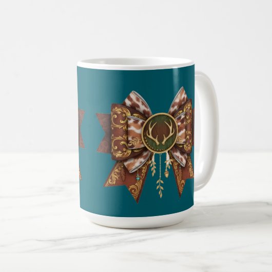 deer bow coquette style kaffeetasse (VorderseiteRechts)