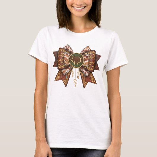 deer bow coquette style T-Shirt (Vorderseite)