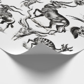 Deer Buck Antelope Animals wildlife Illustrations Geschenkpapier (Ecke)