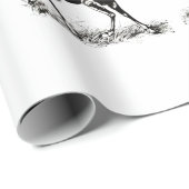 Deer Buck Antelope Animals wildlife Illustrations Geschenkpapier (Rolleneckpunkt)