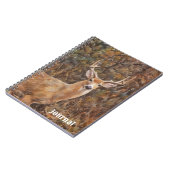 Deer Buck Antlers Art Nature Journal Notizblock (Linke Seite)