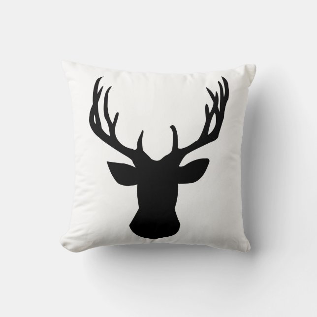 Deer Buck Design Kissen (Vorderseite)