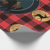 Deer Buck Full Moon Geschenkpapier (Ecke)