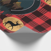 Deer Buck Full Moon Geschenkpapier (Ecke)